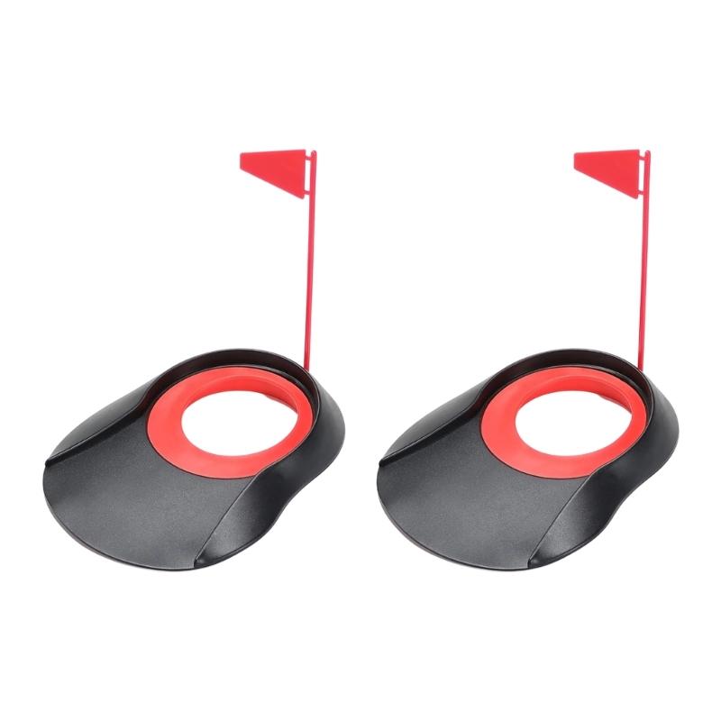 Golf Putting Cup Plastic Golf Hole Training Aids Golf Putting Hole for Golf Putting, Golf Practice Equipment Hole Cup красный