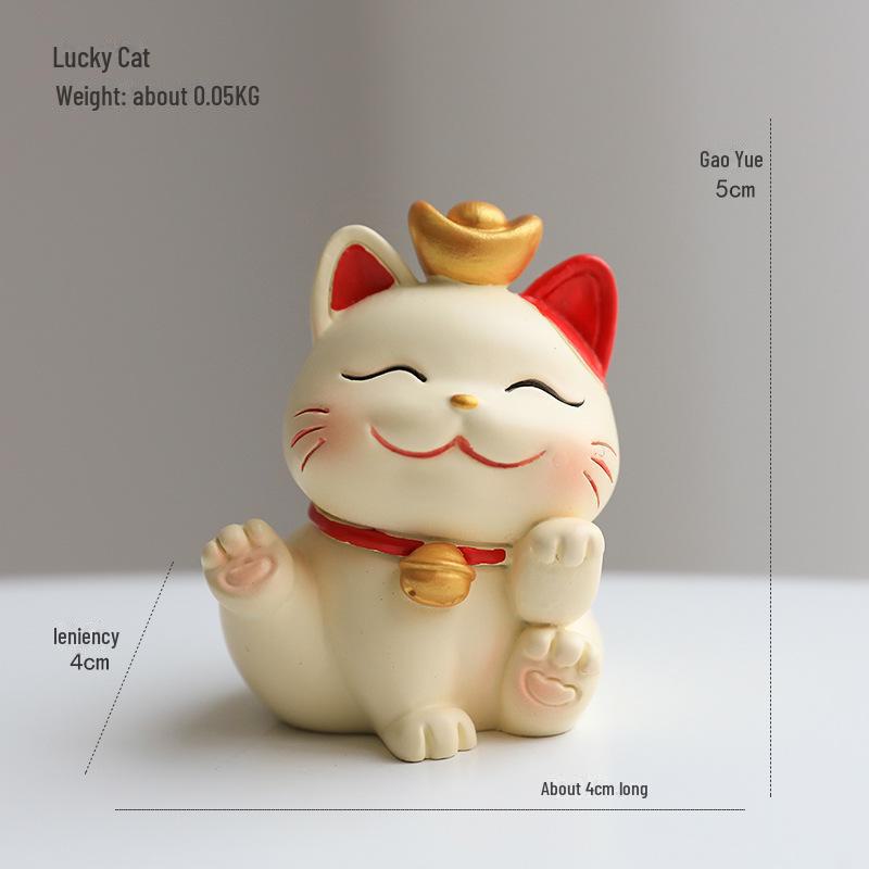 Creative Lucky Cat Car Console and Home Decoration