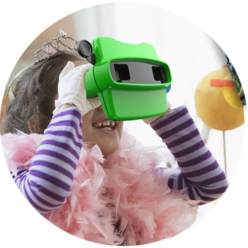 Mini Theater 3D View-Master Luminous Toys Big Game Toys New Viewing Machine  for Kids