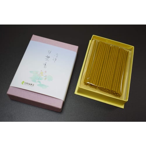 Awaji Baikundou Purifying Incense, Short, Offering, 8cm, Short, Short, Flower Festival Incense, Pure Sweet Tea Fragrance, 25g, Stylish #51