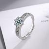 New 925 Sterling Silver Ring Heart Adjustable Simplicity Fashion Exquisite Student Girlfriend Jewelry Accessories Wedding Party