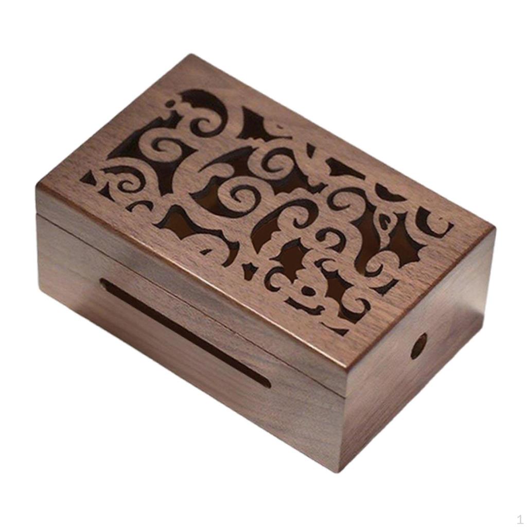 30 Note Wooden Music Box, Easy to Use, Hand Crank Ideal for Christmas, Halloween,