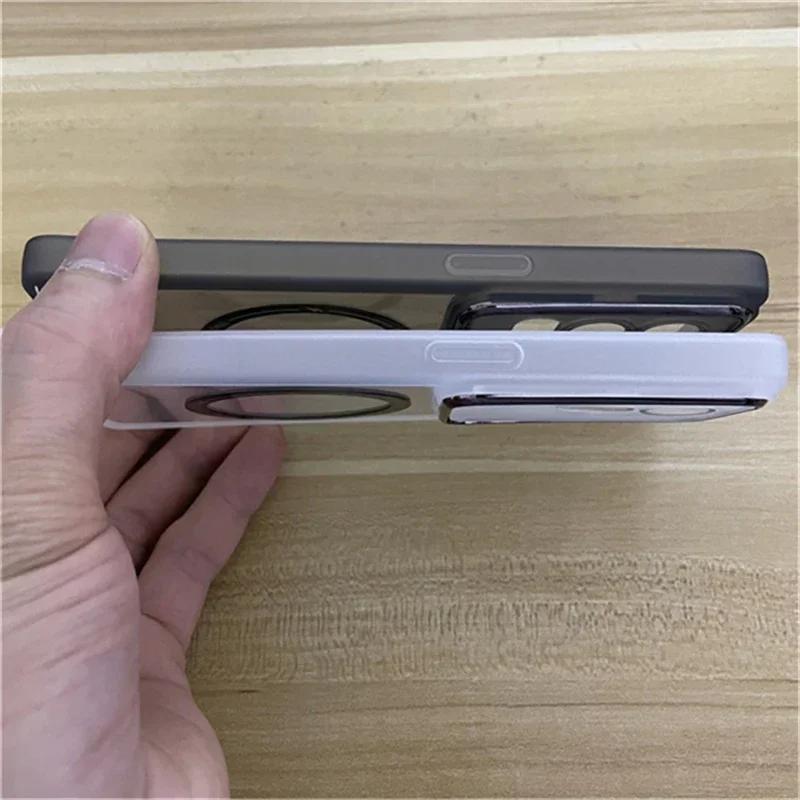 Transparent Magnetic Charging Case For Infinix Note 50 Pro Plus 50S 50X 40 Pro Plus 4G 5G Lens Camera Protect TPU Silicone Cover