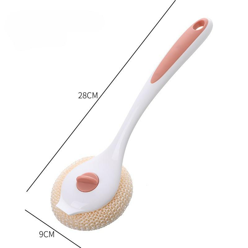 Long handle pot brush Kitchen cleaning brush Household decontamination does not hurt the pot Washing dishes Brush pot brush