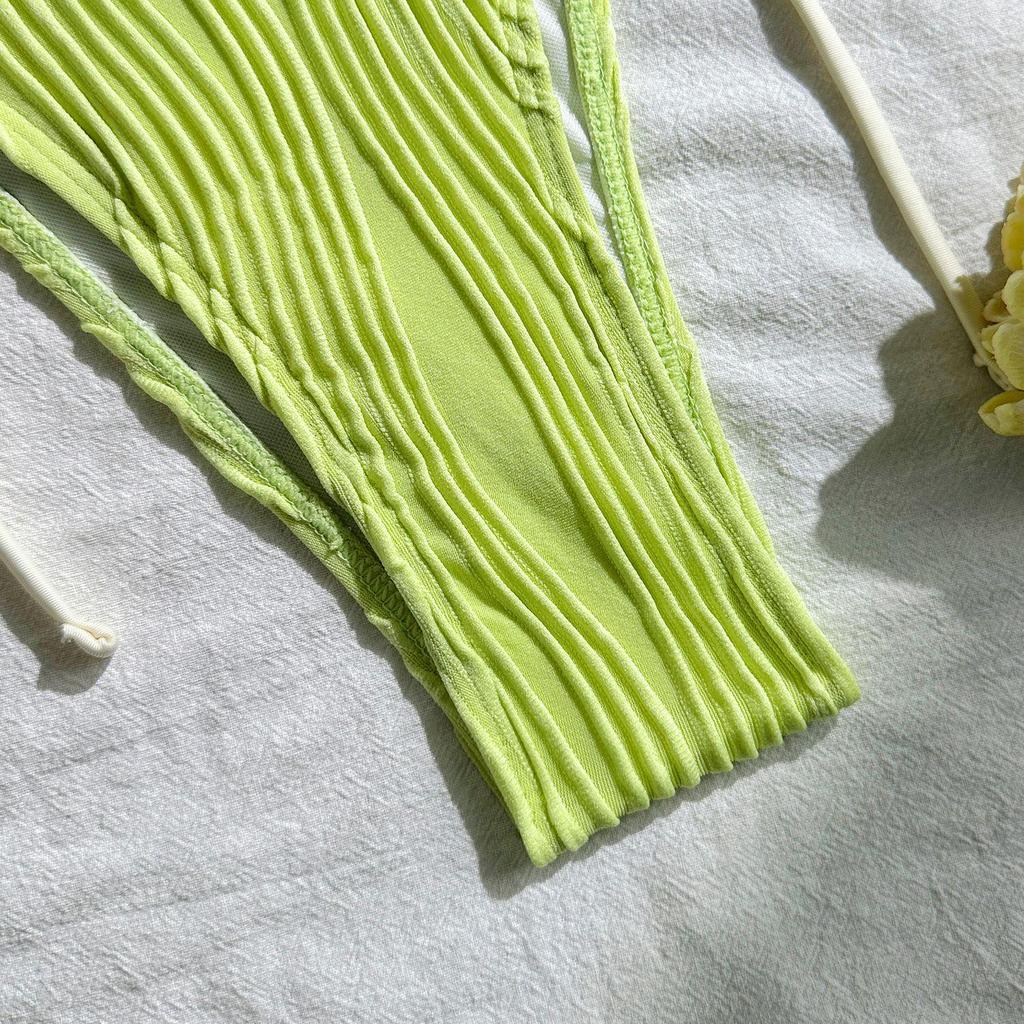 2025 European & American Sweet Personality Split Bikini Swimwear