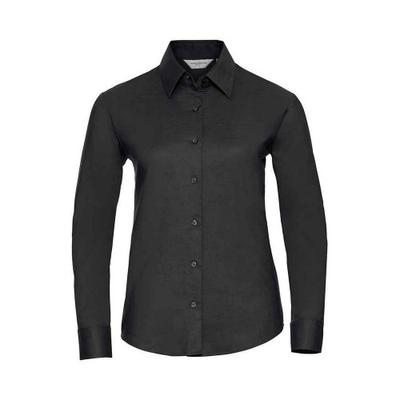 Womens/Ladies Oxford Easy-Care Long-Sleeved Shirt