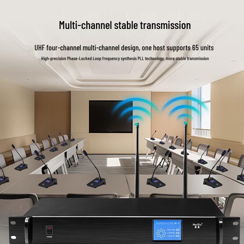 HuiDu GLE-600E Wireless Gooseneck Conference Microphone System (CN Version)