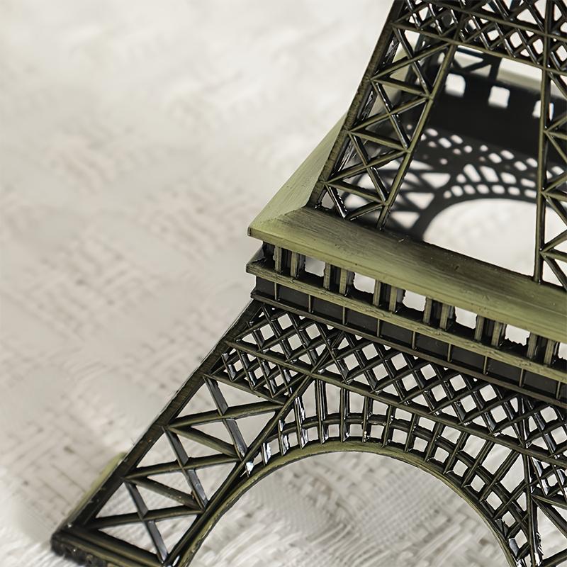 Paryż Wieża Effiel Figurki Statuetki Budynek Model Moda Romantyczny Retro Brąz Rzeźba Dom Pulpit Metal Dekoracyjny Ornament