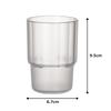 Ishikawa Resin Industry Tumbler, Clear, 215ml, 6.3cm Diameter x 8.3cm Height, Breakproof Tritan Glass, Dishwasher Safe, Heat Resistant up to 100C, Ma