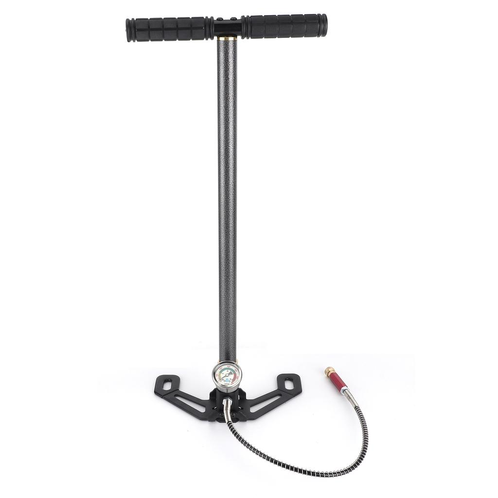 High Pressure 0 6000psi Tungsten Steel 3 Stage Hand Pump for PCP Air Gun Boat Tire Ball