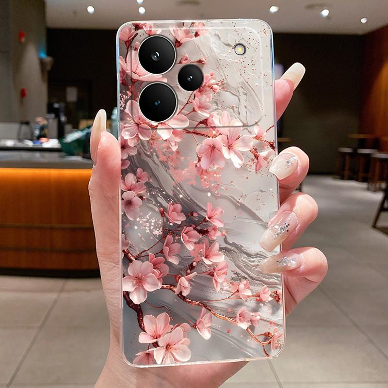 Phone Case For OPPO Realme P4 Coque Realme P4 Pro Funda P4PRO Butterfly Protective Casing Transparent Soft Silicone TPU Cover