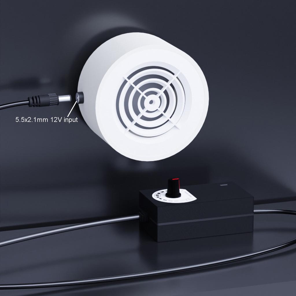 Wentylator kanałowy 12V Wentylator wentylacyjny Wentylator wyciągowy do namiotu uprawowego Poprawa przepływu powietrza i wentylacja w przestrzeni domowej