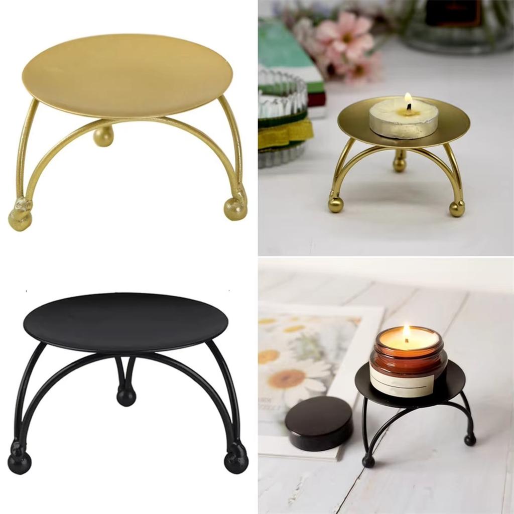 Light Luxury Candlestick Retro Dinner Table Decor Ornament