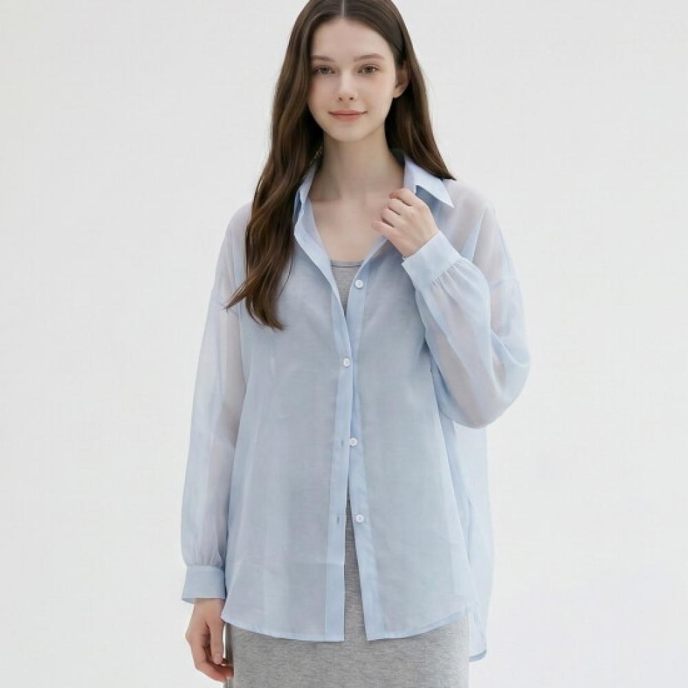 Karra Pure See Through Organza Blouse A6m0811