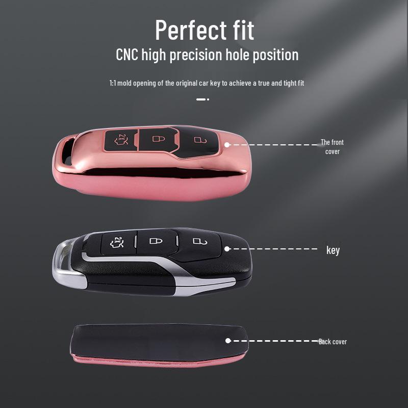 Ford Key Case for Edge, Mondeo, Taurus, Explorer, Mustang: Stylish Car Key Shell