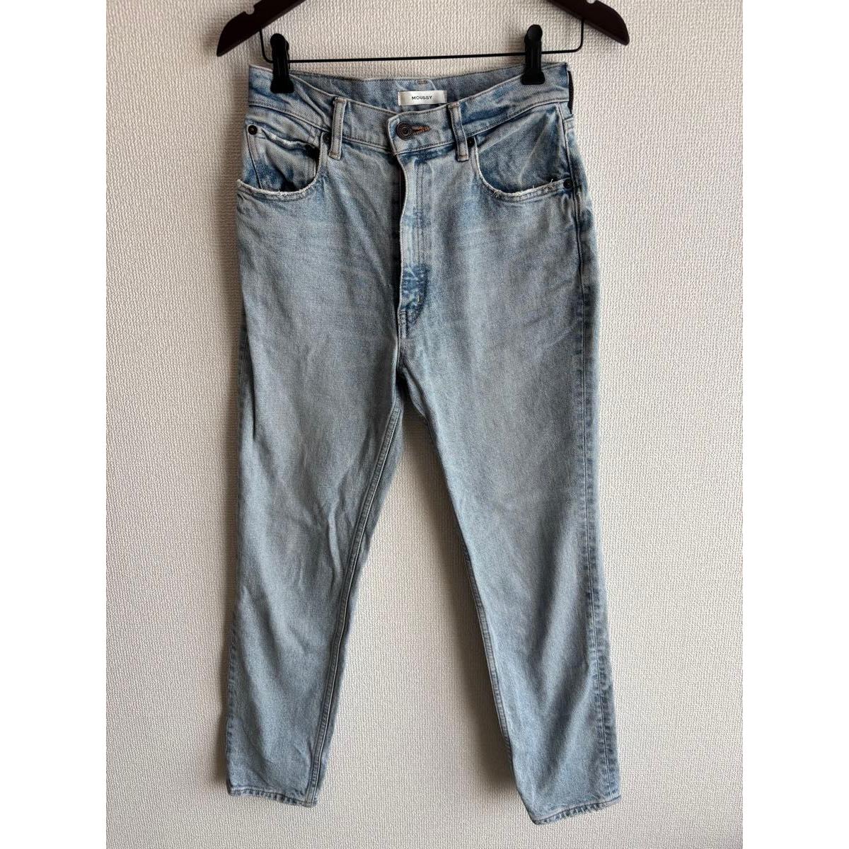 MOUSSY Denim Pants Jeans Light Blue 24 inches