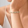 Kleiner frischer Fee-Wind Schmuck Edelstahl Imitation Perle Kristallperle Armband Damen Schmuck Br-2732