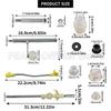 Reparatieset voor Schakelpook Handgeschakelde Versnellingsbak Voor VW Golf Jetta II / MK2 Seat Toledo MK1 191711595 191711190B 191711208A