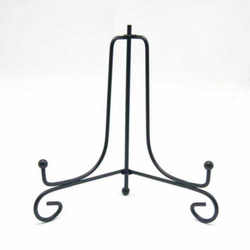 Wrought Iron European- Display Stand Base, Round Plate Stand, Magnetic Disk Stand, CD And Clock Stand