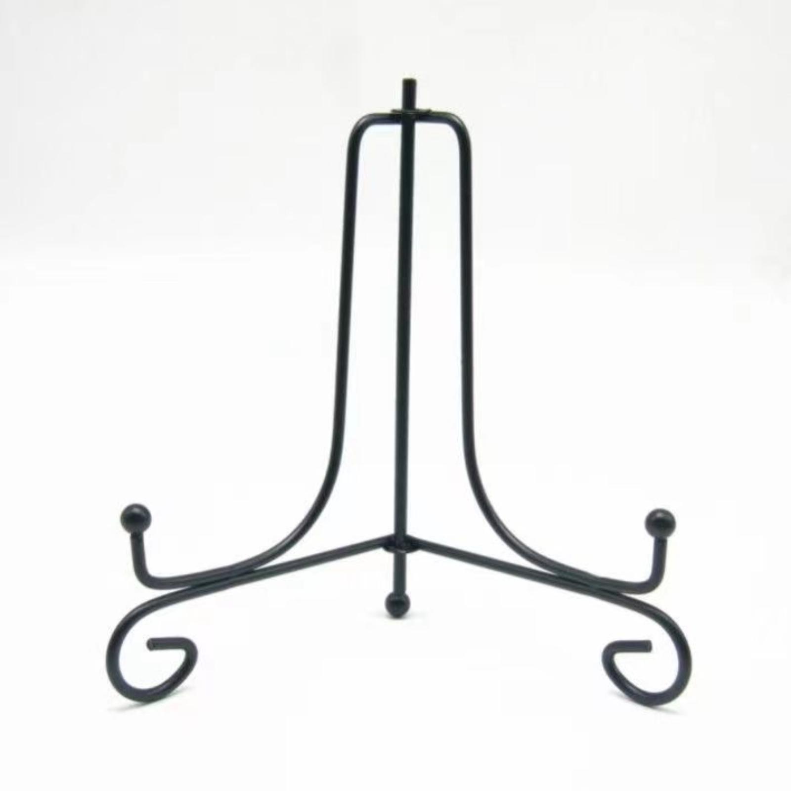 

Wrought Iron European- Display Stand Base, Round Plate Stand, Magnetic Disk Stand, CD And Clock Stand One Size чёрный