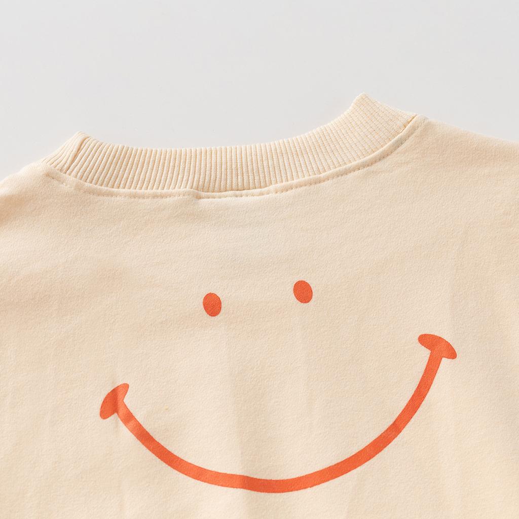 Children's Crew Neck Sweater Autumn New Korean Version of Boys and Girls Sweater Baby Printed Top Children's Clothing