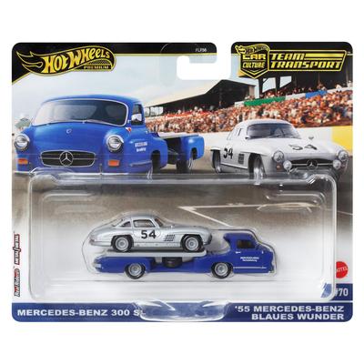 Hot Wheels Mercedes-Benz 300 SL Blues Wunder Team Transport