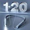New Magnetic Neck Hanging Headphone Stereo Bass Wireless Bluetooth-compatibile Sport Earphones Waterproof Support TF Card