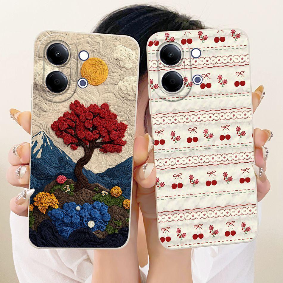 For Vivo Y05 Y11d 2026 Cute Cat Flower Cartoon Phone Case For Vivo Y11D Y05 4G Shockproof Soft Silicone Covers Bumpers