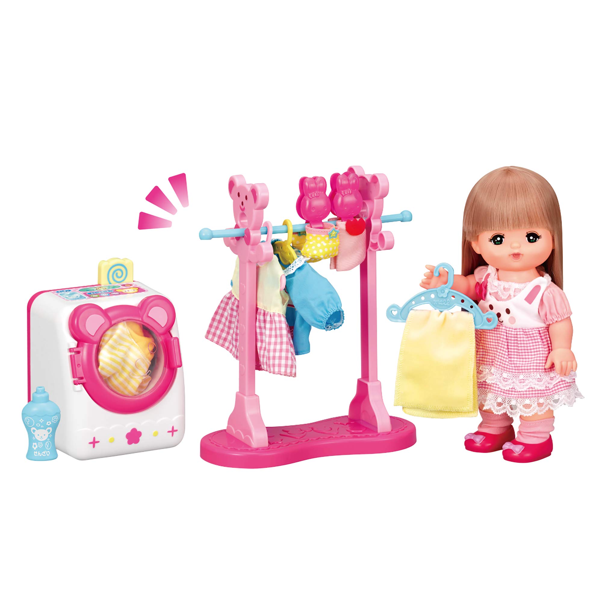 Pilot Mel-chan Care Parts Laundry Set (Ages 3 and up)