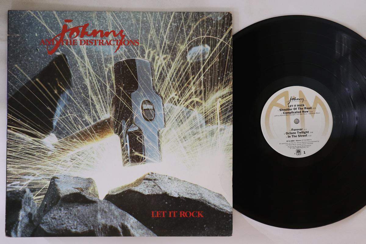 

LP Record JOHNNY & THE DISTRACTIONS - Let It Rock SP64884 A&M 1981 US Rock Used