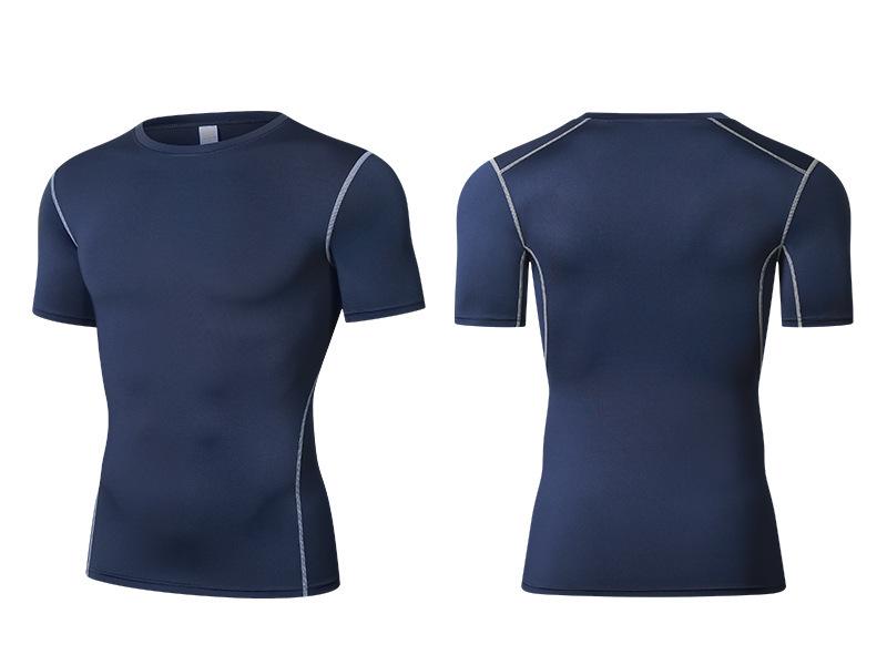 Men s Quick-Dry Compression T-Shirt - High-Stretch, Breathable Fitness Wear for Running & Training