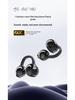 2025 Bluetooth Clip-on Headphones: Waterproof, Noise-Cancelling, Long Battery, Sports Comfort, AI Translation, Sound Leak-Free.