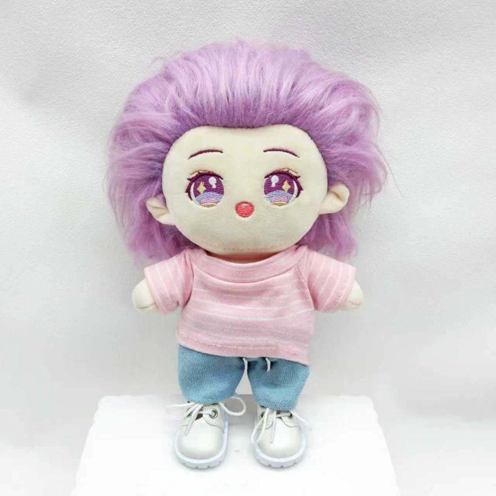 1Pair Doll Shoes 20cm Cotton Doll Shoes Mini EXO Doll Boots BJD Doll PU Shoes Children Toys