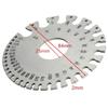 A84X-2 Pack Steel Welding Gauge Welding Gauge Inspection Tool Wire Sizes Thickness Gauge