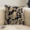 French Three-Dimensional Embroidered Pillow Cover Lamp Luxury High-End Bedside Pillow Square Tufted Living Room Sofa Cushion Cover