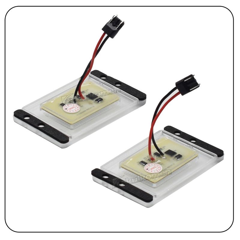 12V LED Number Plate Lamp For Volvo V70 XC 1997-2000 V70 1997-2000 850 1991-1996 White License Plate Light Assembly