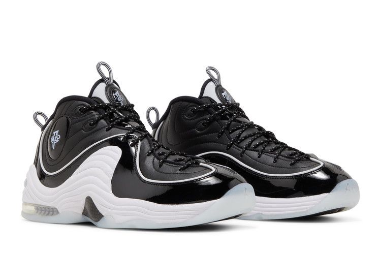 Nike Air Penny 2 Black Patent Football Grey