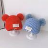 Winter Children Warm Baby Knitted Hats With Pompom Kids Knit Beanie Hats Solid Color Children'S Hat For Boys Girls Accessories