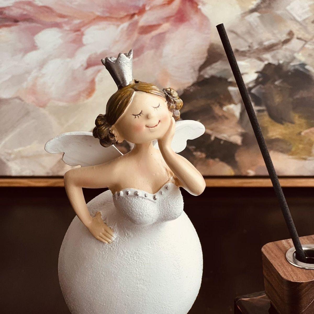Принцесса Домашний Декор Фигурка Девочки-Ангела – Скандинавский Креативный Настольный и Гостиный Декор A