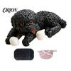 Decorative Puppy Statue Dog Stress Relief Toy with Anti-slip Mat, Squeeze for Decoration Car Dashboard Desktop Decor, Anti-Anxiety Pet Sensory