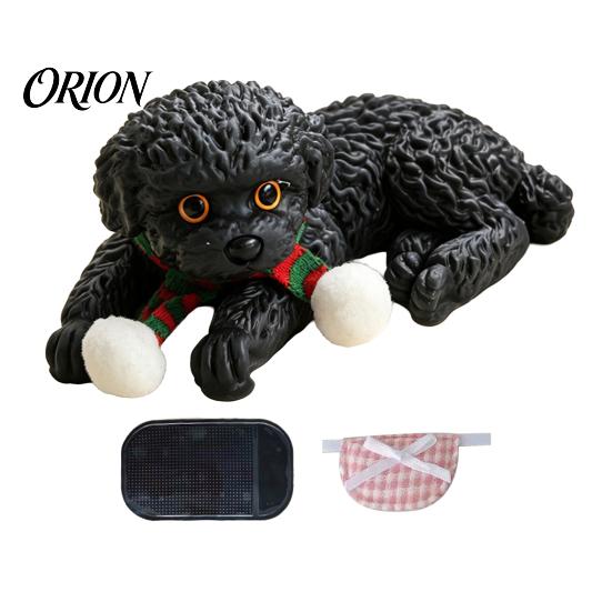 Decorative Puppy Statue Dog Stress Relief Toy with Anti-slip Mat, Squeeze for Decoration Car Dashboard Desktop Decor, Anti-Anxiety Pet Sensory