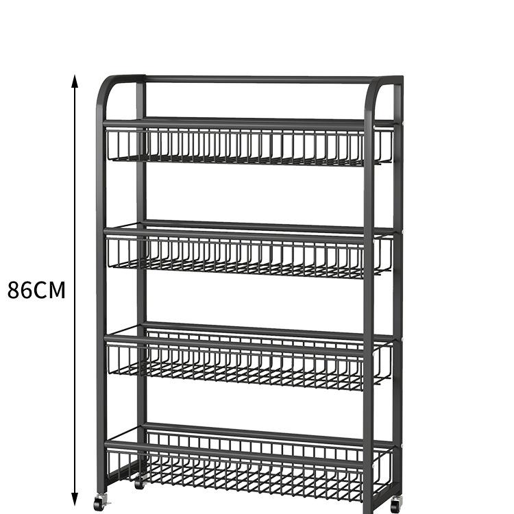 Compact Checkout Counter Shelf for Snacks and Gum Display