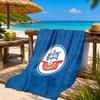 FC Hansa Rostock Wappen Design Strandtuch, Schnelltrocknend, Pflegeleicht, Geeignet für Fitness und Strandurlaub, Sport-Essential