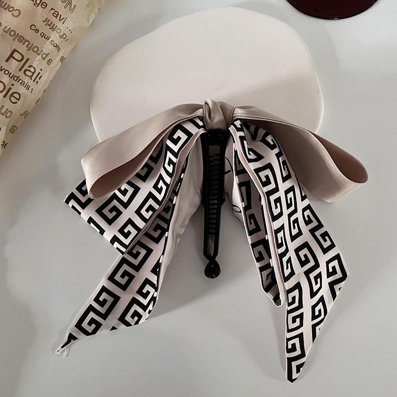 

Лента Бант Заколка-банан Простой головной убор для женщин девушек Универсальная заколка для волос Темпераментная заколка Головной убор Вертикальная заколка