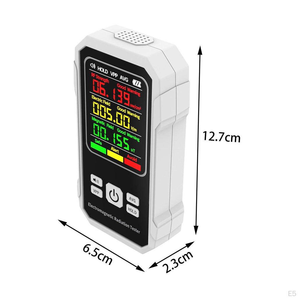 Digital Electromagnetic Radiation Detector for High Pressure Equipment Home