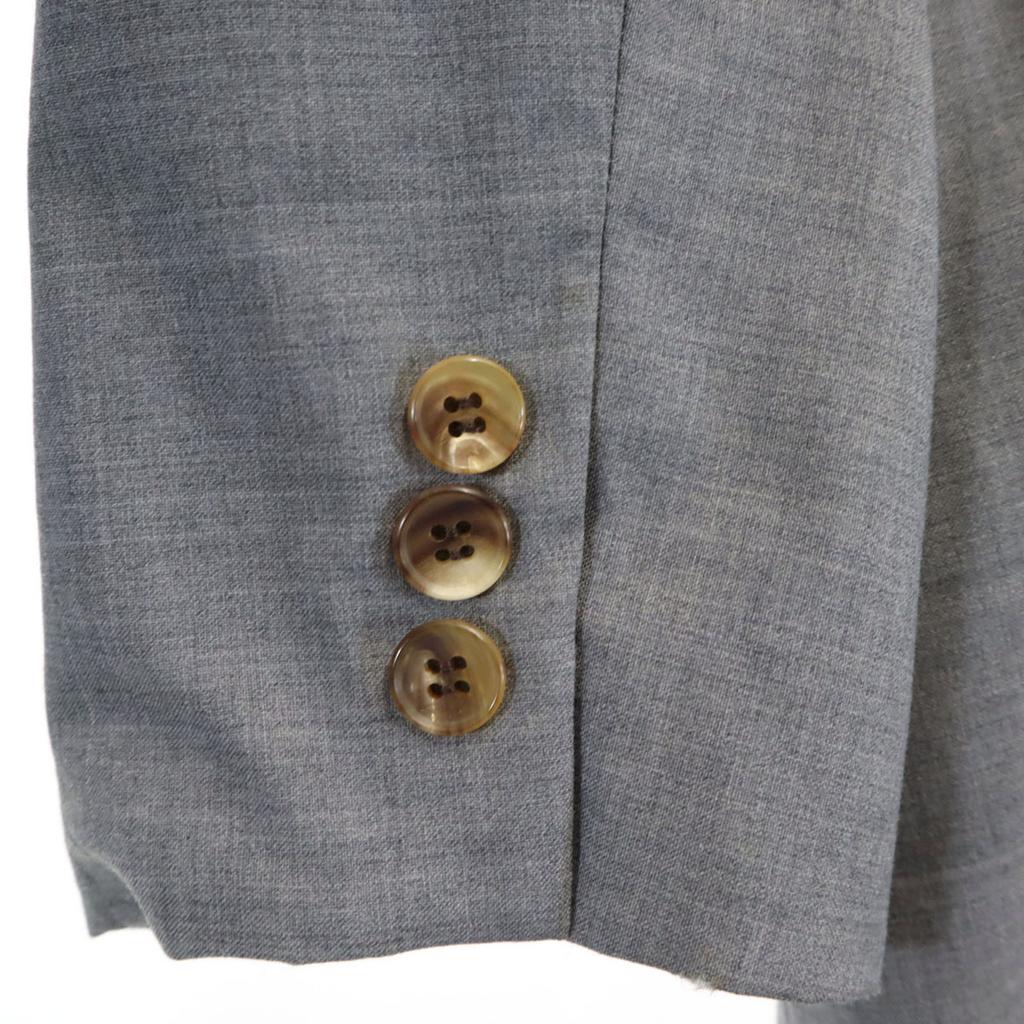 Burberrys 90s Old Skirt suit Setup 40 gray Sanyo Shokai Women Used
