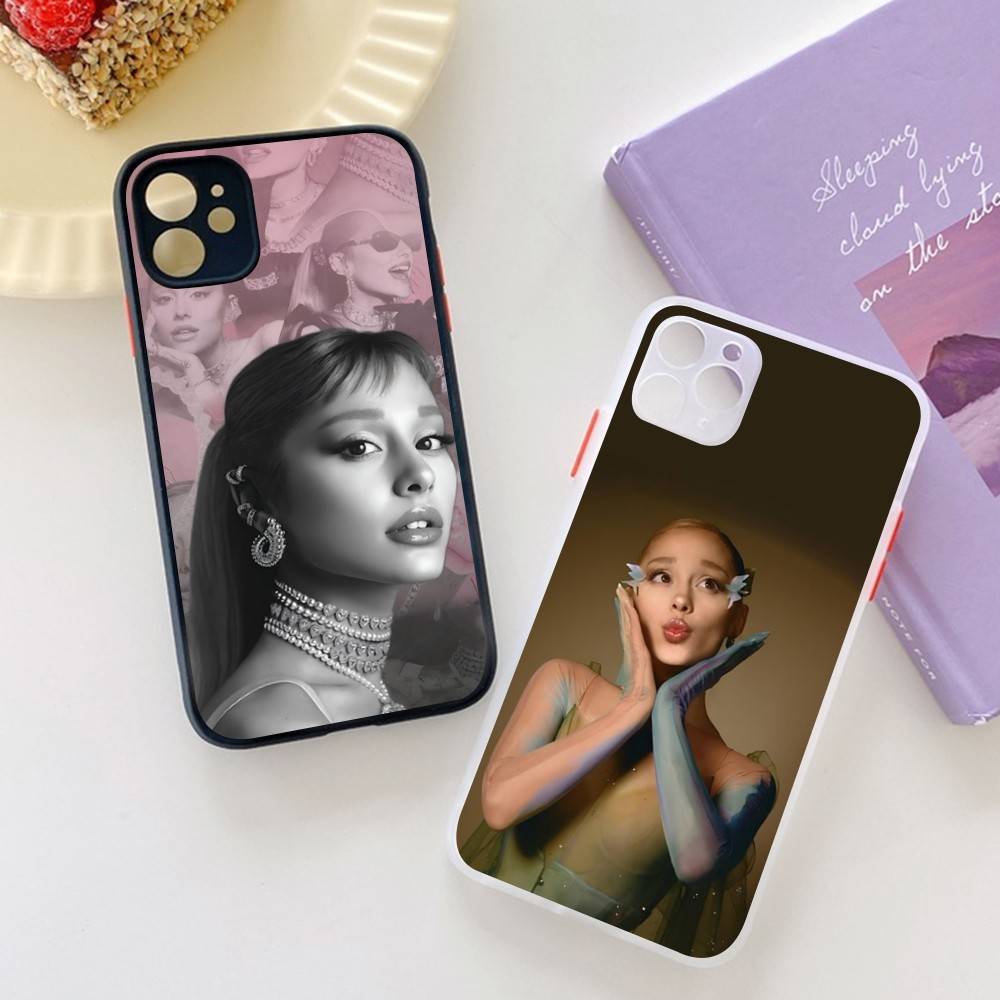 A- Ariana G-Grande Phone Case For IPhone 14 11 12 13 Mini Pro Max 8 7 Plus X XR XS MAX Translucent Matte Cover