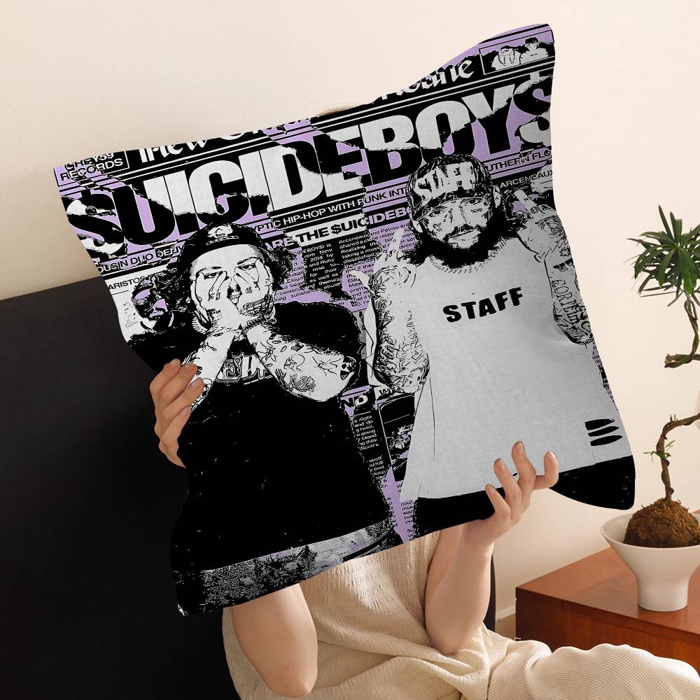 Hip Hop S-Suicideboys G59 Personalized Pillow Cover Kids Bedroom Wild Party Decor Pillowcase Kid Birthday Shower Gift