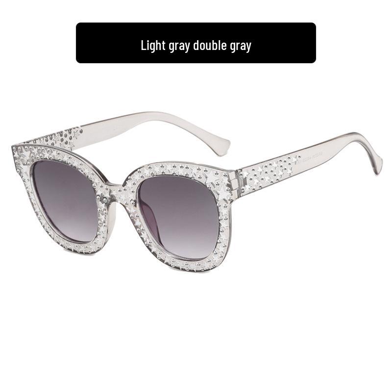 2023 New Fashion Women's Personality Cross-Star Sunglasses