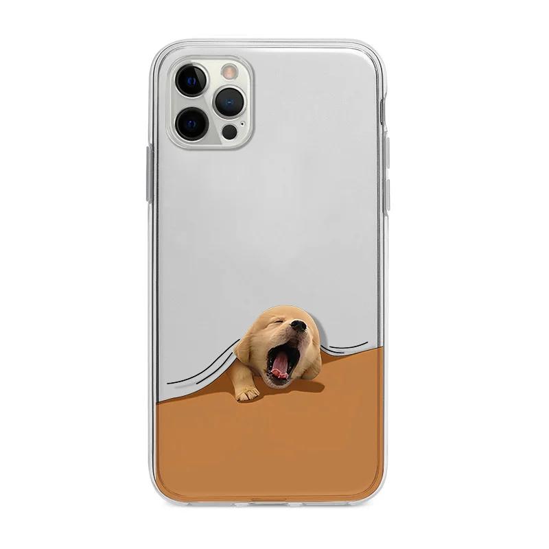 

Funny Cartoon Dog Cat Phone Case for Samsung Galaxy S26 S23 S22 S24 S25 Plus Ultra Shockproof Cover S26+ S25+ S23+ S22+ S24+ Galaxy S23